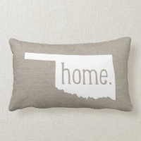 Oklahoma Zuhause Staat Throw Kissen