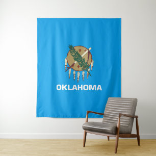 Oklahomaflagge Wandteppich