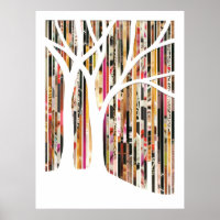 Öko Art Tree Mixed Media Print