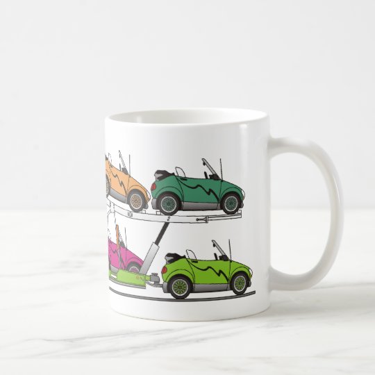 Öko-Auto-Fördermaschine Kaffeetasse