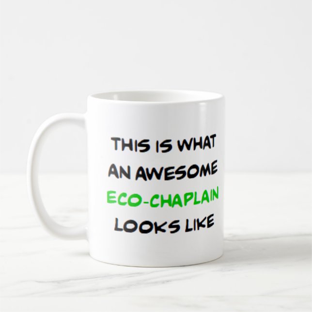 Öko chaplain, phantastisch kaffeetasse (Links)
