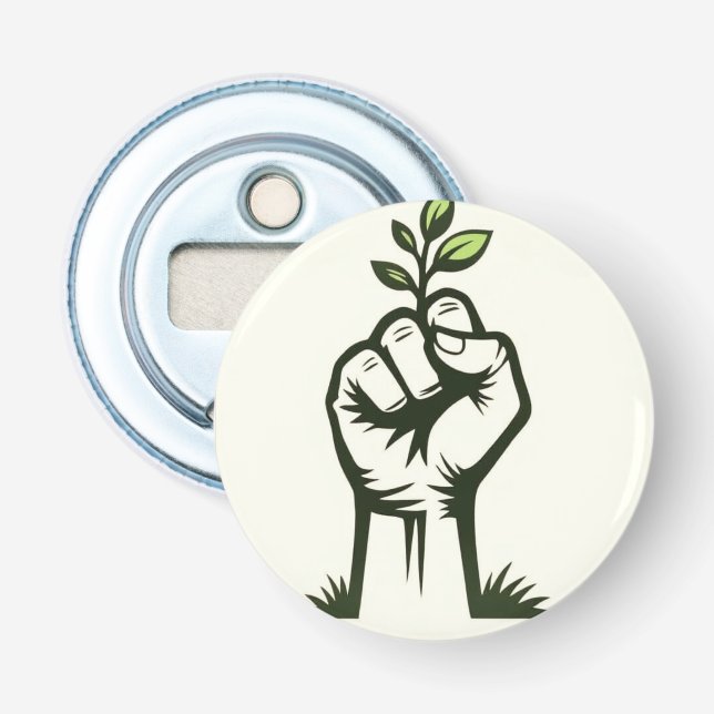 Öko-Design | Naturinspiriert Flaschenöffner (Vorderseite)