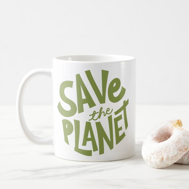 Öko-Design: Rettet den Planeten Kaffeetasse (Mit Donut)