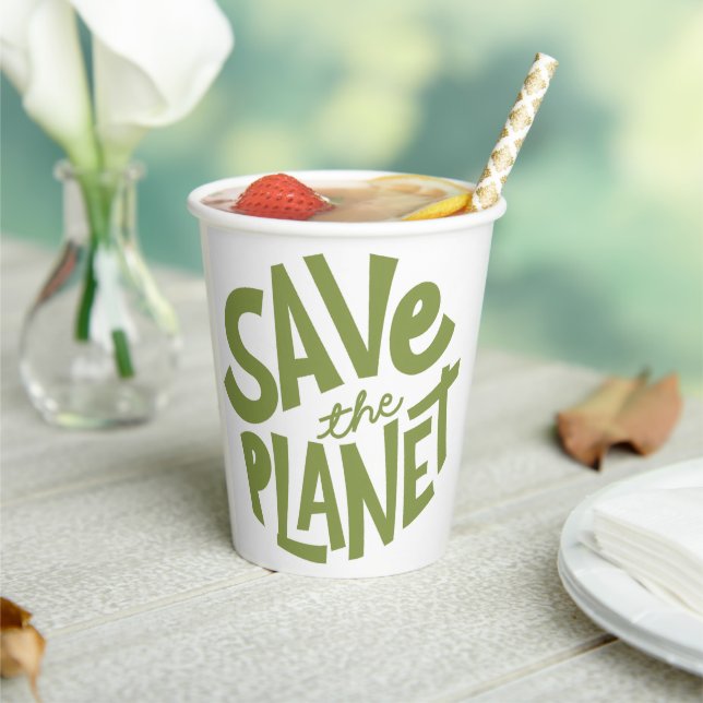 Öko-Design: Rettet den Planeten Pappbecher (In Situ)