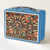 Öko Friendly Light Blue "Aztec Dream" Kinder Lunch