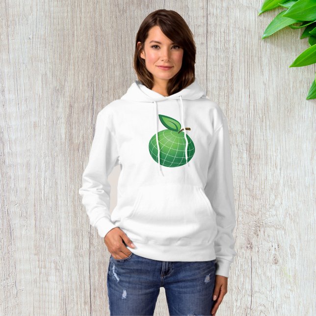 Öko Globe Frucht Grüne Erde Leaf Sphere Hoodie (Von Creator hochgeladen)