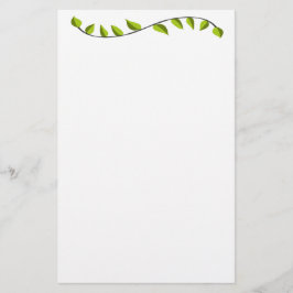 Öko Hübsche Extravagante grüne Fantasiebehandlunge Briefpapier