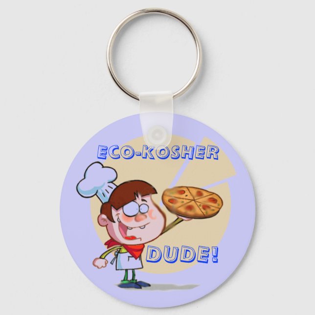 Öko-KOSHER, TYP! Orthodoxe Schlüsselring Schlüsselanhänger (Vorderseite)