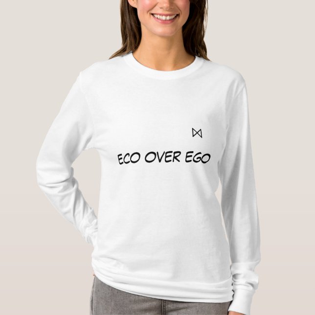 Öko over Ego mit ⨝ T-Shirt (Vorderseite)
