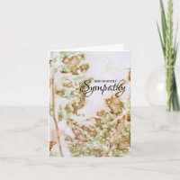 Öko Print Sympathy Card