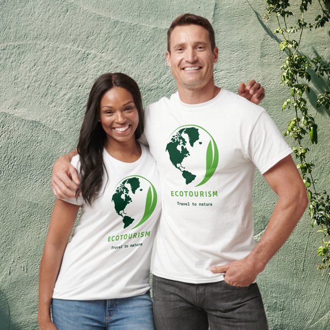 Öko-Tourismus Grüne Reise in die Natur T-Shirt (Von Creator hochgeladen)