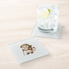 Okojo Adventure Coaster – Kawaii Japanese Stoat Glasuntersetzer