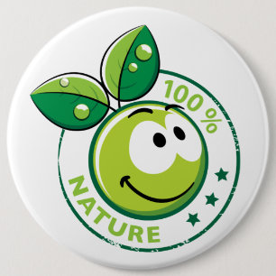 Ökologie: 100% Natur - Button