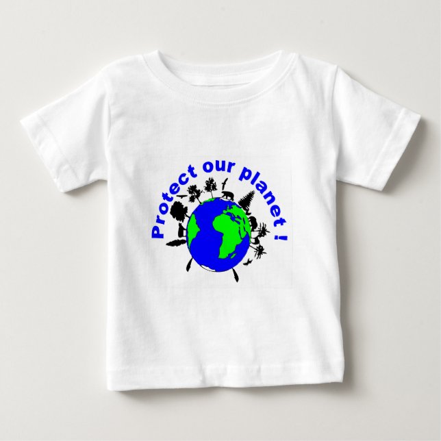 Ökologie Baby T-shirt (Vorderseite)