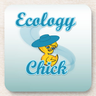 Ökologie Chick #4 Getränkeuntersetzer