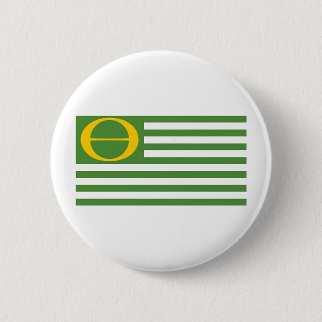 Ökologie-Flagge Button (Vorderseite)