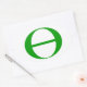 Ökologie-Symbol Ovaler Aufkleber (Umschlag)