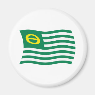 Ökologiebewegung Flagge Magnet