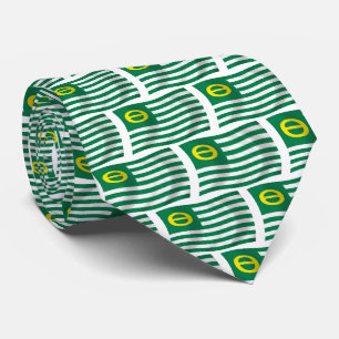Ökologiebewegung Flagge Schlips Krawatte