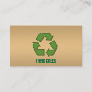 Ökologisch recyceln Sie Geschäfts-Karte Visitenkarte