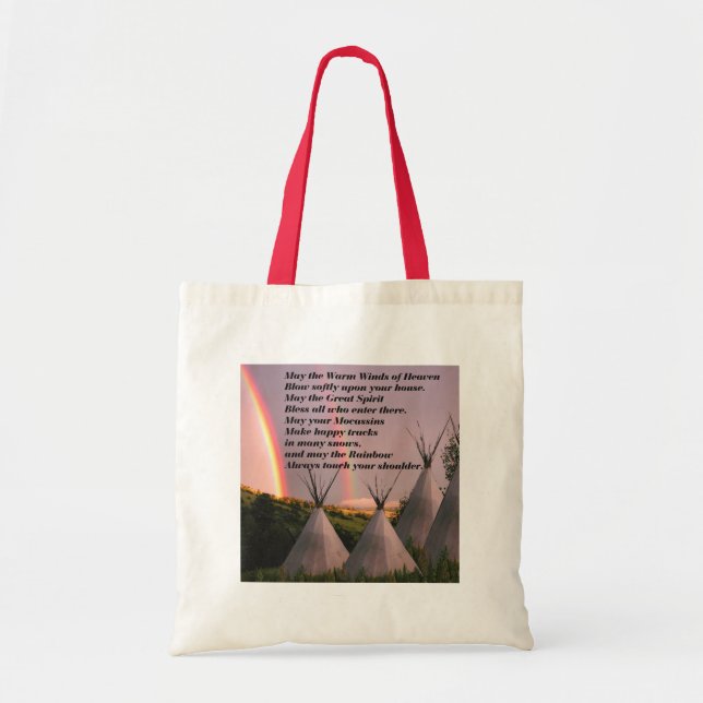 Ökologische Cherokee Segen-Tasche Tragetasche (Vorne)