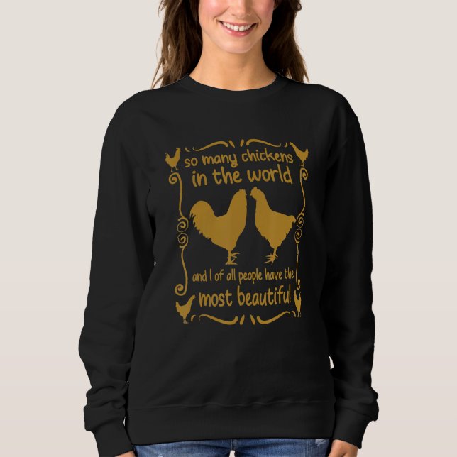 Ökologische Geflügelhaltung Landwirtschaft 1 Sweatshirt (Vorderseite)