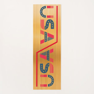 Ökologische Holztextur Yoga Mat Yogamatte