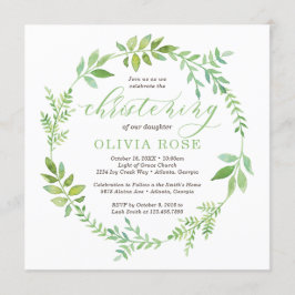 Ökologische Kleider-Weihnachtsfeier, BOHO Einladung