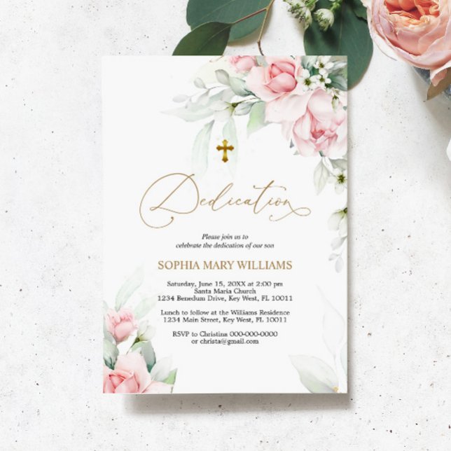 Ökologische und goldene Eukalyptus-Dedication-Einl Einladung (Von Creator hochgeladen)