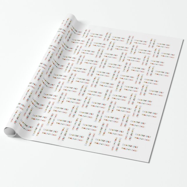 Ökologische Urlaubssaison Geschenkpapier (Ungerollt)