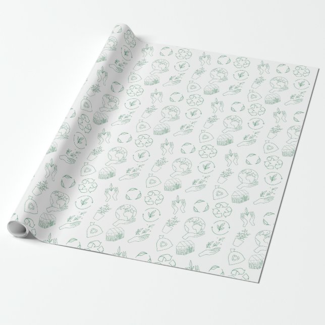 Ökologisches Schleifpapier Geschenkpapier (Ungerollt)