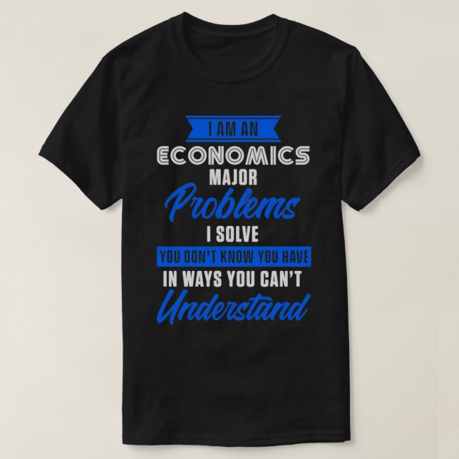 Ökonomie Großökonom beeinflussen Kapitalismus Ökon T-Shirt (Design vorne)