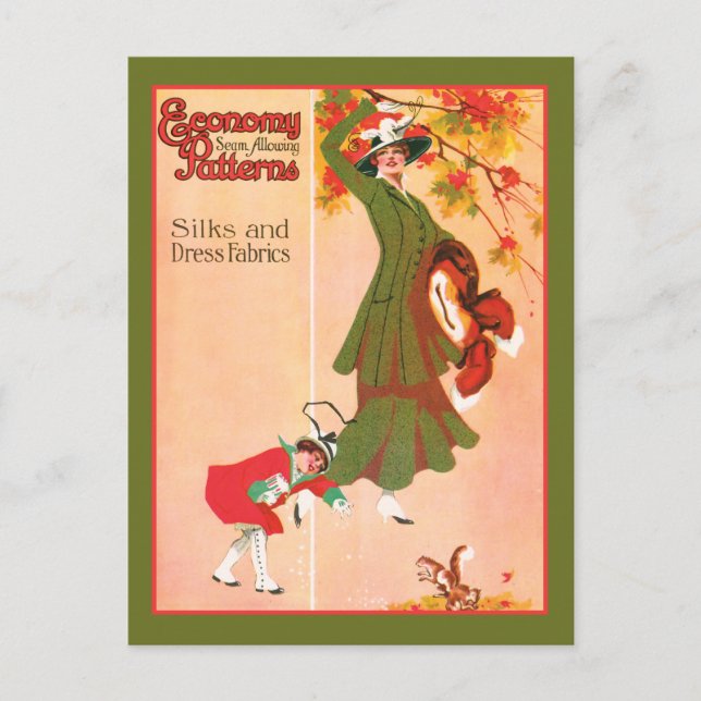 Ökonomie scheint Muster zuzulassen Postkarte (Vorderseite)