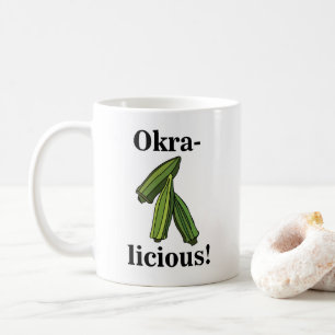 Okra Gemeine Veggie Feinschmecker Kaffeetasse