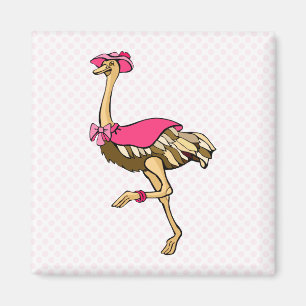 Oksana Ostrich Magnet