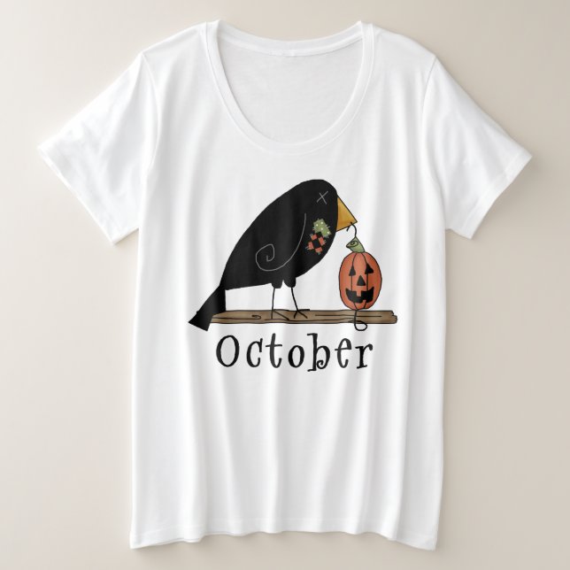 Okt. Gal - Plus-Size-T - Shirt für Frauen (Design vorne)