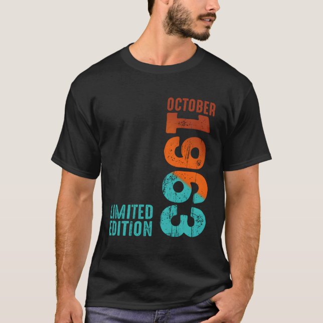 Oktober 1963 Jahr 1963 1963 1963 Seit 1963 T-Shirt (Vorderseite)