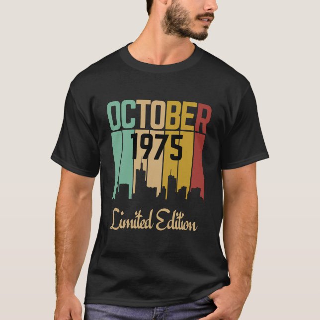 Oktober 1975 limitierte Ausgabe T-Shirt (Vorderseite)
