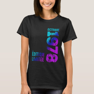 Oktober 1978 Tolles Jahr 1978 Retro 1978 Vintage T-Shirt