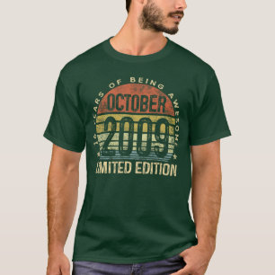 Oktober 2009 Limited Edition 16Jährige 16. Geburts T-Shirt