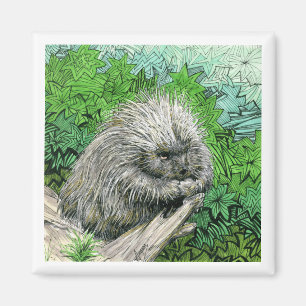 Oktober 2018 Tag 25 - Mellow Porcupine Magnet