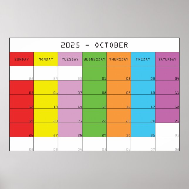 Oktober 2025 poster (Vorne)