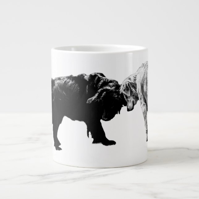 Oktober-Abstimmung: Kopf-an-Kopf-Unternehmen Jumbo-Tasse (Vorderseite)