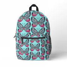 Oktober Aquamarin Glasswing Butterfly Design