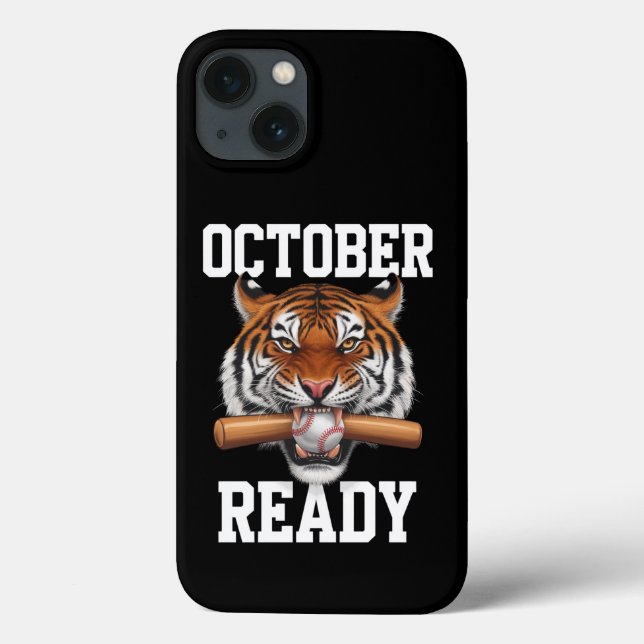 Oktober Bereit für Tiger Baseball 2024 Case-Mate iPhone Hülle (Rückseite)