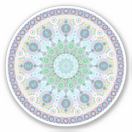 Oktober Birthstone Opal Mandala Sticker