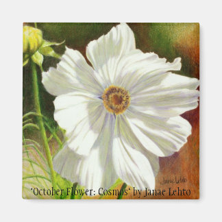 "Oktober Blume: Kosmos" von Janae L... Magnet