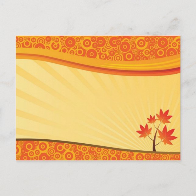 Oktober Delight Postkarte (Vorderseite)