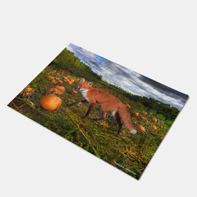 Oktober Fox Fußmatte (Schrägansicht)