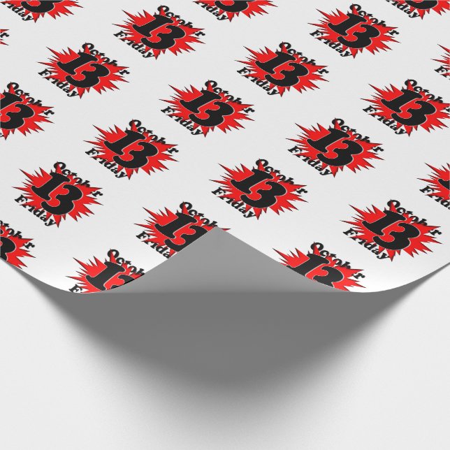 Oktober, Freitag der 13. Geschenkpapier (Ecke)